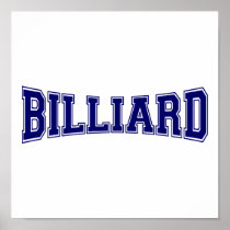 Billiard  University Style Print