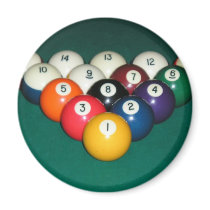 Billiards 003 refrigerator magnets