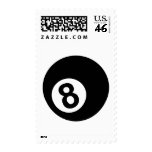 Billiards - 8-Ball Postage Stamp