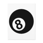Billiards - 8-Ball Post Cards