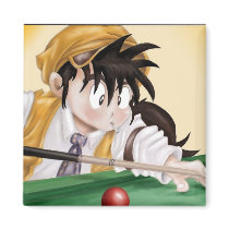 Billiards Anime magnets by jennieyuen Billiards Anime magnets