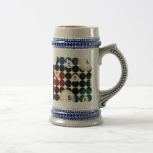 Billiards Big Dot Photo Stein Mugs
