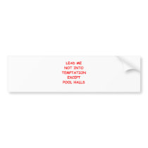 billiards bumper stickers