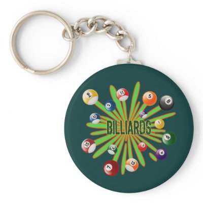 BILLIARDS KEYCHAINS by dgpaulart