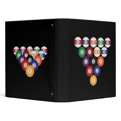 Billiards / Pool Balls: Custom Binder by spiritswitchboard