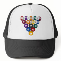 Billiards / Pool Balls - Custom Trucker Hat