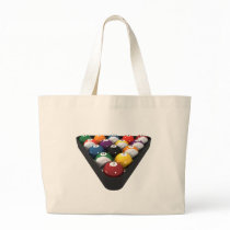 Billiards / Pool Balls Racked: Canvas Bags