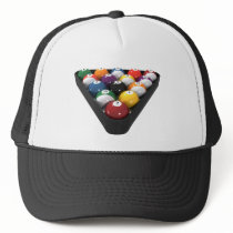 Billiards / Pool Balls Racked: Hat