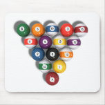 Billiards / Pool Balls with Drop Shadow: mousepads