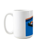Billiards / Pool Table: Blue Felt: mugs