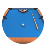 Billiards / Pool Table: Blue Felt: stickers