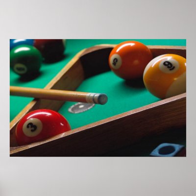 billiards print by spotz777