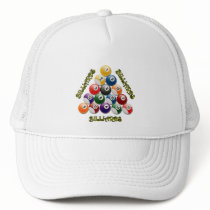 BILLIARDS RACK TRUCKER HATS