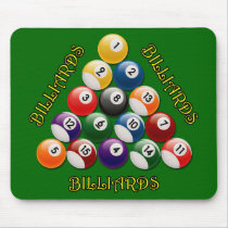 BILLIARDS RACK MOUSE PAD