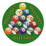 BILLIARDS RACK stickers