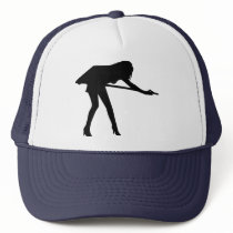 Billiards - Sexy Woman Mesh Hats