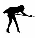 Billiards - Sexy Woman t-shirts