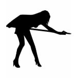 Billiards - Sexy Woman T Shirts
