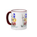 Billiards Snowman Christmas mugs by TheSportofIt Billiards Snowman Christmas mugs