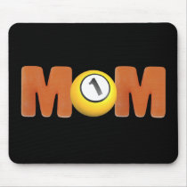 Billiards T-shirts and Gifts For Mom mousepads
