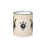 billiards. tribal. mugs