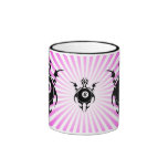 billiards. tribal. mugs