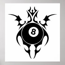 billiards : tribalz print