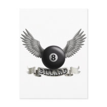 Billiards wings A Post Cards