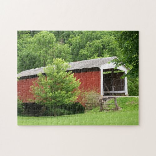 Billie Creek Covered Bridge puzzle