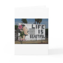 Billie Holiday Street Art Greeting Cards