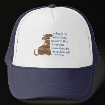 Billings Quote About Dogs hats