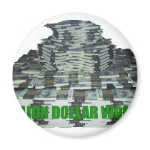 Billion Dollar Woman magnets by Obama_Money_Stimulus Billion Dollar Woman magnets