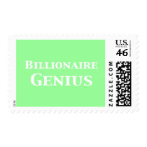 Billionaire Genius Gifts postage