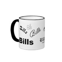Bills, Bills, Bills mug by angels_creative_wrks Bills, Bills, Bills mug