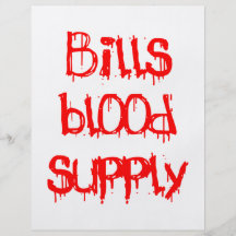 Bills Blood Supply Flyers