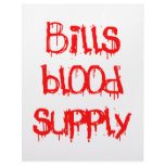 Bills Blood Supply letterhead