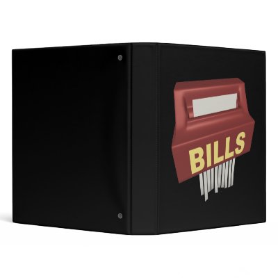Bills Box Vinyl Binders Zazzle_binder