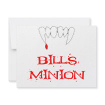 Bills Minion invitations
