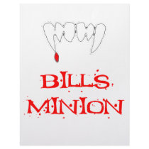 Bills Minion letterhead by Fangtastic Bills Minion letterhead