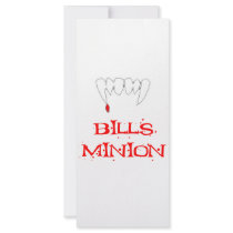 Bills Minion rack cards
