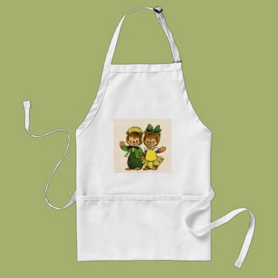 Billy and Betty Bear Aprons Zazzle_apron Billy and Betty Bear Aprons Zazzle_apron