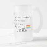 Billy Frosted Stein Mugs