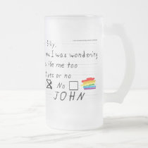 Billy Frosted Stein mugs