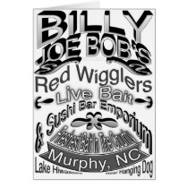 Billy Joe Bob's Emporium cards