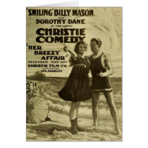 Billy Mason 1918 comedy short greeting card