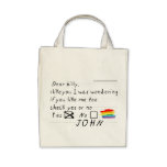Billy Organic Grocery Canvas Bag