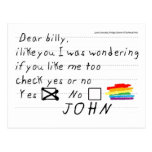 Billy Postcard