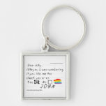 Billy Square Keychain