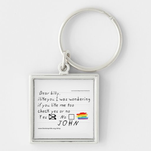 Billy Square Keychain