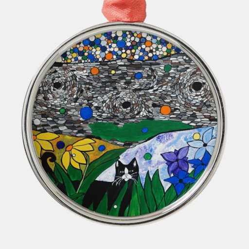 billy the cat and his secret garden round metal christmas billy the cat and his secret garden round metal christmas